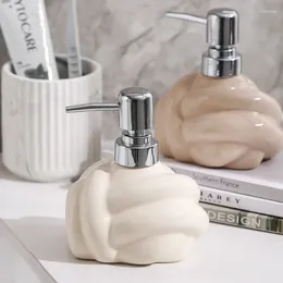 Liquid Soap Dispenser Irregular Silver Press Ceramic Lotion Bottle Body Wash Shampoo El Bathroom Accessories Decor