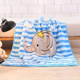 Blankets Children Blanket Double Layer Skin Friendly Thick Cover Nap Baby SpringAutumn Bedspread Christmas Gift