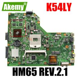 Motherboard For ASUS K54LY REV.2.1 Laptop Motherboard 2160809000 HM65 REV.2.1 DDR3 Notebook Mainboard