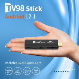 Box TV98 4K HD Smart TV Stick WiFi 6 2.4/5.8G Dual Frequency Android 12.1 Smart TV Sticks TV Box H.265 Portable Media Player