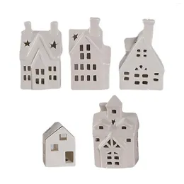 Candle Holders Ceramic Holder Decorative Ornaments Minimalist For Table Centrepiece