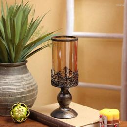 Candle Holders Fragrant Guest Gift Wedding Glass Scented Essential Oil Burner Bougeoir Table Decoration AB50ZT