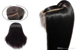 Full Lace Wigs Brazilian Straight Human Hair Lace Wigs 360 Lace Frontal Wigs Pre Plucked With Baby Hair Full End 1857436