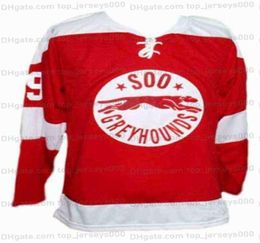 Custom Retro Wayne Gretzky 99 Soo Greyhounds Hockey Jersey Stitched Red Size XXS6XL Any Name And Number Top Quality Jerseys5536578