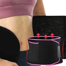 Slimming Belt Women Slimming Shapewear Shirt Sweat Suit Fitness Body Shaper Vest Sports Yoga Top Slimming Sweat Belly Belt Body Shaper 240409