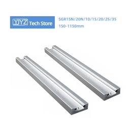 2PCS Built-In Dual-Axis Linear Guide SGR15N/20N/10/15/20/25/35 Rail Guide Length 150mm-1150mm CNC Machines Woodworking Track