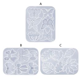 Crystal Epoxy Mould Silicone Mould for Pendant Leaves Bow Mirror Craft Mould Silicone Mould Jewellery Making Tool