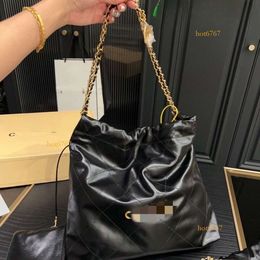 designer bag tote bag designer 22 bag Women's New Chain Lingge Garbage Bag for Large Capacity Tote Leather Light Luxury One Shoulder Crossbody Handbag