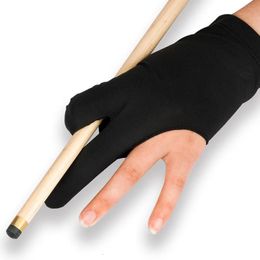 Billiard Three Finger Gloves Elasticity Snooker Billiards 8 Balls 9balls Gloves Billiard Amateur Training Gloves Accessories 240408