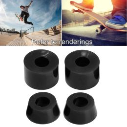 4Pcs Soft Skateboard Truck Bushing Top Bottom Bushings Rebuild Kit Shim