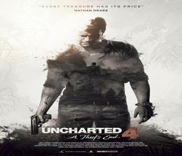 Uncharted 4 A Thief039s End Game Art silk furniture bar family wall decoration popular poster4023728