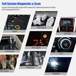 OBD2 Car Diagnostic Tool Foxwell NT624 Elite Full System Automotive Scanner OBD 2 EPB Oil Service Reset ODB2 Scanner Free Update