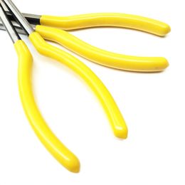 Long Reach Hose Grip Pliers 11Inches Circle Pliers Serrated Jaw Rings Nose Plier P15F