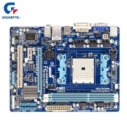 Motherboards Gigabyte Motherboard GAA55MDS2 Original DDR3 Desktop Mainboard Boards A55MDS2 Socket FM1 A55 32GB Systemboard Boards Used