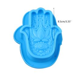 Hand of Fatima Eye of God Silicone Mould Handmade Candle Cake Soap Mould Aromatherapy Plaster Making DIY Resin Epoxy Mould