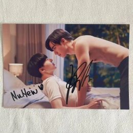 Cards Thai drama Sweetheart Zee NuNew personally signed promotional photos as non printed gifts Personal Collections