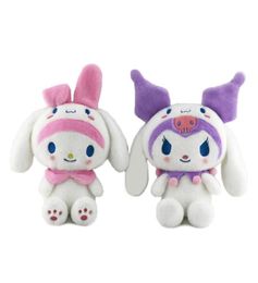 Stuffed Animals Two types High Quality Cartoon plush toys Lovely kuromi 23cm dolls retail sent by epacket8465939