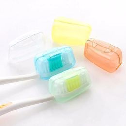 5 Piece Set Portable Travel Toothbrush Cover Wash Brush Cap Case Box