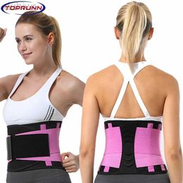 Slimming Belt New Design Elastic Back Lumbar Brace Support Belt Orthopedic Posture Corrector Lower Back Waist Support Corset Women Men 240409