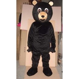 Mascot Costumes Foam Black Bear Cartoon Plush Christmas Fancy Dress Halloween Mascot Costume