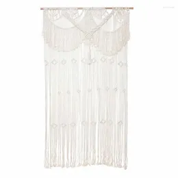 Tapestries Boho Doorway Curtain Bohemian Macrame Wall Hanging Handwoven Wedding Backdrop Tapestry Room Divider Decorative