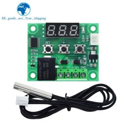 W1209 Blue/Red light DC 12V heat cool temp thermostat temperature control switch temperature controller thermometer thermo