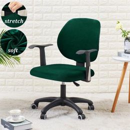 Chair Covers Soft Soild Colour Office Cover Elastic Computer Seat Stretch Game Desk Chairs Slipcover Home Funda De Silla