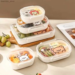 Food Jars Canisters WORTHBUY Sealed Food Storae Container Microwave Heatable Salad Fruit Storae Box Portable Lunch Box With Compartments L49