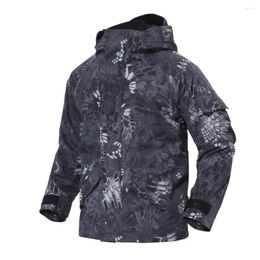 Men's Jackets Plus Size Winter Windproof Fleece Jacket Men Outdoor Warmer Camouflage Tactical Windbreaker For Hiking Thicken Army Coats XXXL