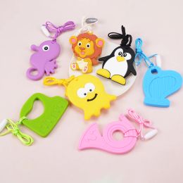 Kids Chew Necklace Baby Silicone Teether Sensory Chewy Pendant Oral Motor Toys Therapy Tools for Autism ADHD chidren's goods