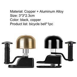 Mini Safety Warning Bicycle Bell Copper Aluminium Alloy MTB Bike Handlebar Horn Bells for Road Bike Cycling Accessories