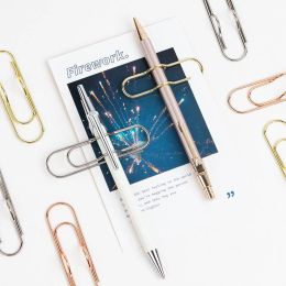 Multi-Purpose Paper Clips Paper Fix Clips Pen Holder Clips Notebook Pen Holder Book Pin For Notebook Journal Document Clips