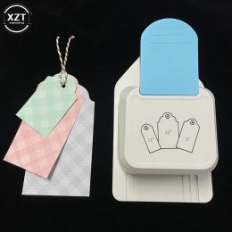 Punch Tag Punch Corner Rounder Cutter Paper Label Punch for Scrapbooking Card DIY Crafts Projects, Bookmarks, Card Making Supplies