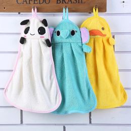 Towel 100Pcs Cute Animal Microfiber Kids Children Cartoon Absorbent Hand Dry Lovely For Kitchen Bathroom Use WA0785