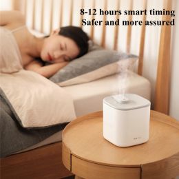3000ML Large Capacity Dual Nozzles Ultrasonic Air Humidifier USB Aroma Essential Oil Diffuser with LED Light Home Appliances