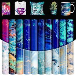 Window Stickers YeulionCraft Stamping Foil Roll Paper Holographic For Machine Heat Transfer Rolls T-Shirts Diy Crafts