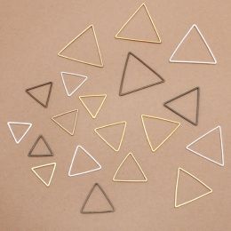20pcs Metal Triangle Frame Charms Pendant Earrings Bracelet Necklace Connectors for DIY Jewellery Making Findings Supplies