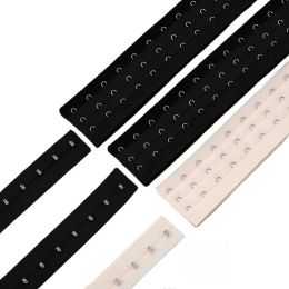 1m Bra Extender 3 Rows Underwear Clip Shaper Hook & Tape Back Buckle Corset Waist Extender DIY Sewing Clothing Accessories