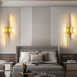 Nordic Minimalist LED Wall Light Lighting Bathroom Wall Sconces Light Fixture Living Room Up Down Light Indoor for Bed Room