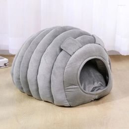 Cat Carriers Pet Litter Pad Enclosed Carrier House Tunnel Cartoon Type Creative Tent Style