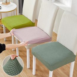 Chair Covers Jacquard Seat Cover Removable Washable Dining Room Stretch Slipcovers For Kitchen El Wedding Cushion Stool