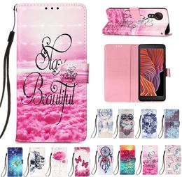 PU Leather Phone Cases for Samsung Galaxy S21 FE ULTRA PLUS Xcover 5 S20 lite S7 S8 S9 S10 S10e edge 3D painted pattern card slots2745158