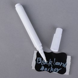 1Pc Kids Room Blackboard Mark Pen White Liquid Chalk Pens for Wall Sticker Convenient Removable Mark Pen School Stationery