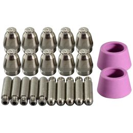 150Pcs Plasma Cutter Torch Consumables Electrode Nozzles Cups Kit For AG-60 SG-55 WSD-60 Fit CUT-60 LGK-60 Plasma Cutter Promoti