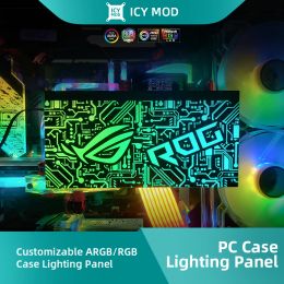 Towers 5V Addressable RGB LED Lighting PC Case Lighting Panel GPU Backplate DIY Side Panel Customizable MODDING Colorful RGB AURA SYNC