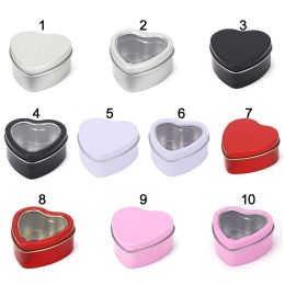2pcs Multistyles for Cream Balm Metal Box Nail Candle Aluminium Tin Jar Tea Cans Cosmetic Container Refillable Bottles