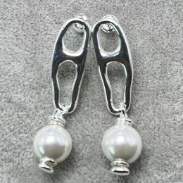 Stud Earrings 2024 European And American Original Design High Quality Pearl Women's Festival Jewelry Gift Fit Unode50