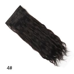 Clip in Hair Extensions 4pcs/set Synthetic Long Wavy Thicker Women's False Hairpieces 22inch 180grams