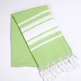 Towel Turkish Style Tassel Bath Striped Adult Kids Beach Blanket Spa Hammam Shawl El Tippet Scarves 100x180cm