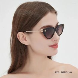 Sunglasses 2024 Stylish Fashion Cat Eyes For Women Luxury Designer Durable Beautiful Charming Versatile Comfortable